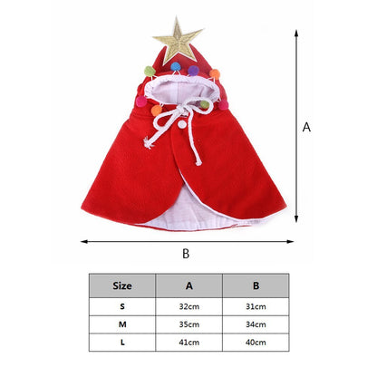Halloween cat clothes cloak