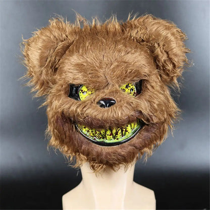 Horror Ghost Bear Bloody White Bunny Rabbit Halloween Mask Adult Mask Headgear Killer Masque