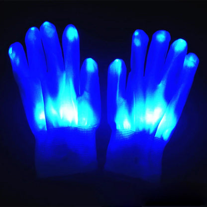 DJ Marshmello Light LED Mask Colorful Neon LED Gloves Halloween Carnival Glow Party Masquerade DIY Glowing Mask Cosplay Décor